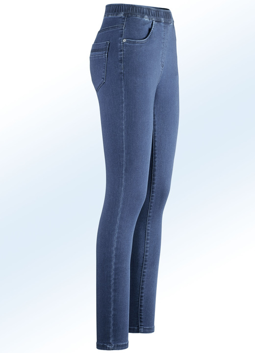 Damen - Super softe Jegging-Jeans, in Größe 017 bis 050, in Farbe JEANSBLAU Ansicht 1