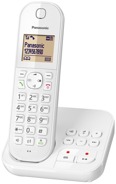 Wohnen - Panasonic Großtasten-Telefon mit Anrufbeantworter, in Farbe WEISS, in Ausführung Großtasten-Telefon mit Anrufbeantworter Ansicht 1