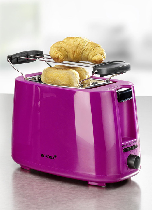 Küchengeräte - Korona-Frühstücksserie  für den perfekten Genuss, in Farbe BEERE, in Ausführung Toaster Ansicht 1