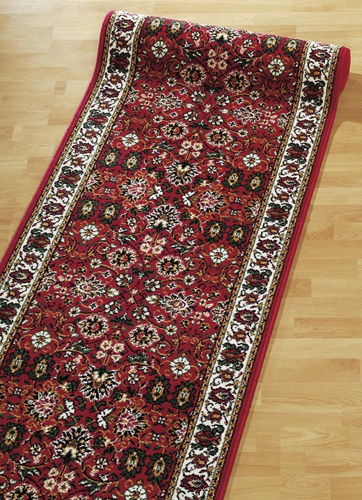 Teppiche - Gewebte Velours-Läufer, in Größe 101 (60 cm breit) bis 106 (100 cm breit), in Farbe CREME Ansicht 1