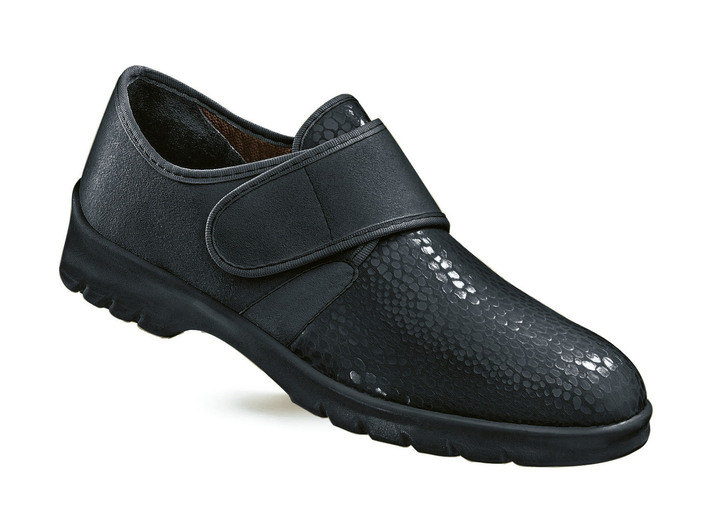Slipper & Schnürschuhe - Florett Klett-Halbschuh für Damen und Herren, in Größe 036 bis 047, in Farbe SCHWARZ Ansicht 1