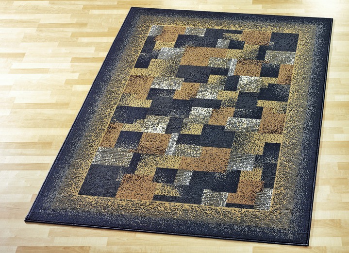 Teppiche - Velours-Brücken, -Teppiche und -Bettumrandung, in Größe 105 (Brücke, 60x110 cm) bis 309 (Bettumrandung, 3-teilig), in Farbe BLAU Ansicht 1