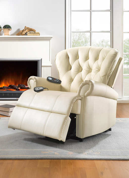 TV-Sessel / Relax-Sessel - Relax-Sessel für Entspannung erster Klasse, in Farbe CREME, in Ausführung Relax-Sessel Ansicht 1