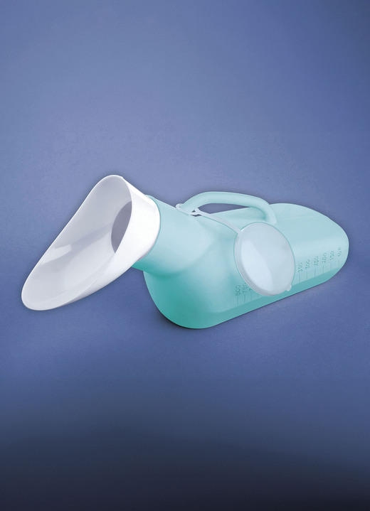 Badhilfen - Urinflasche für Damen und Herren, in Farbe MINTGRÜN/WEISS Ansicht 1