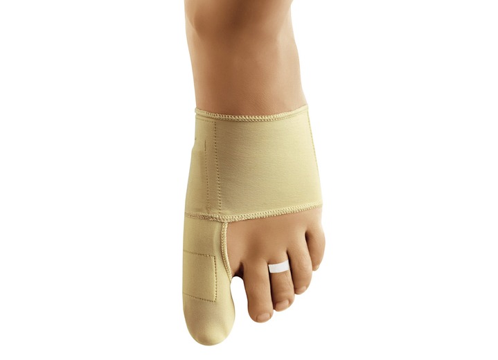 Bandagen - epitact Korrekturorthese Hallux valgus mit Doppelschutz, in Größe L (ab 23 cm) bis S (bis 21,5 cm), in Farbe HAUTFARBEN, in Ausführung rechter Fuß Ansicht 1