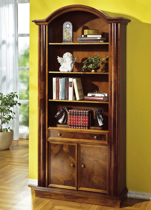 Möbel - Teilmassiver Bücherschrank, in Farbe KIRSCHBAUM