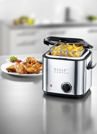 Mini-Fritteuse - ideal für 1-2 Personen