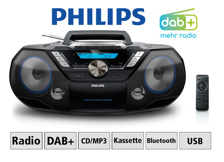 Philips AZB798T CD-/Kassetten-/DAB+ Radio