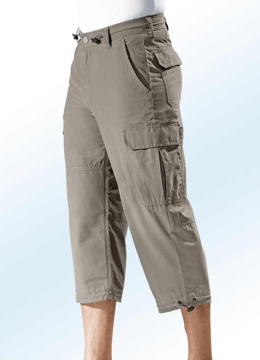 Shorts & Bermudas - Long-Bermudas aus reiner Baumwolle in 4 Farben Shorts & Bermudas - Long-Bermudas aus reiner Baumwolle in 4 Farben, in Größe 024 bis 064, in Farbe KHAKI