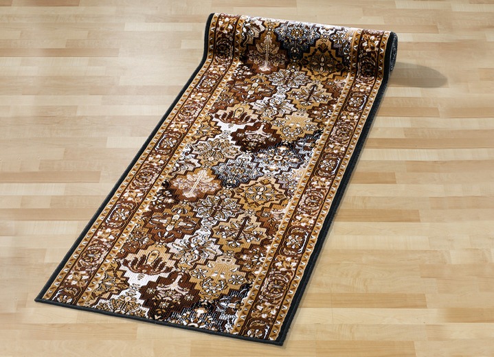 Teppiche - Gewebte Läufer in Wunschlänge, in Größe 101 (Läufer, 60 cm breit) bis 106 (Läufer, 100 cm breit), in Farbe BEIGE Ansicht 1