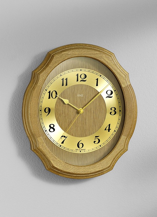 Uhren - Wanduhr mit Funkuhrwerk, in Farbe EICHE Ansicht 1