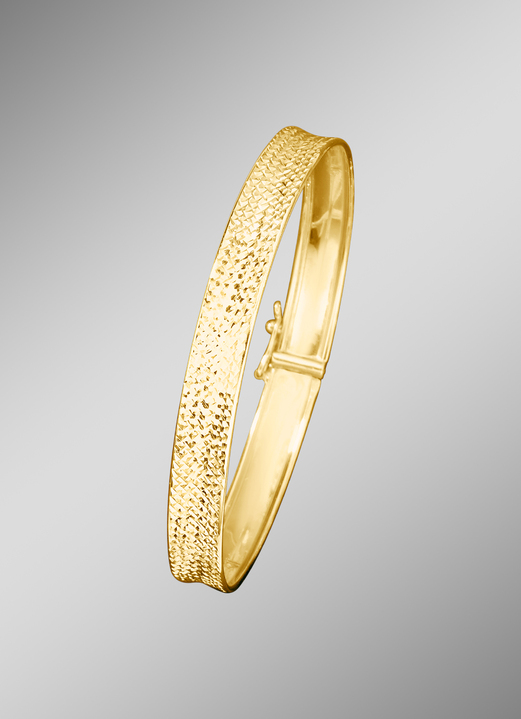 Schmuck & Uhren - Schöner Armreif mit Brillantstruktur, in Farbe  Ansicht 1