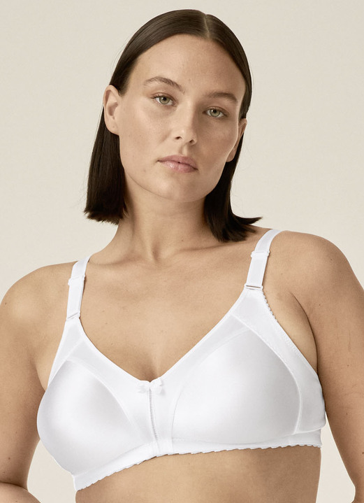 Minimizer-BH - Zweierpack edel glänzender Naturana-Minimizer-BH, in Größe 075 bis 105, in Cup C, in Farbe 1X WEISS, 1X Puder Ansicht 1