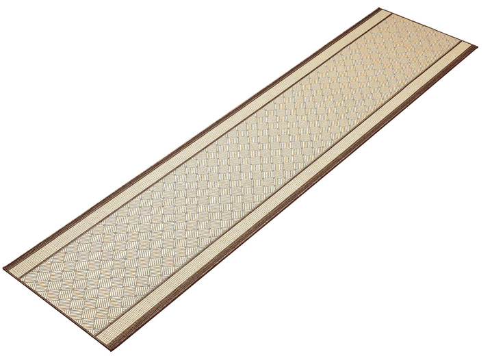 Teppiche - Läufer in hochwertiger Sisal-Optik nach Wunschmaß, in Größe 102 (Läufer, 67 cm breit) bis 106 (Läufer, 100 cm breit), in Farbe BRAUN Ansicht 1
