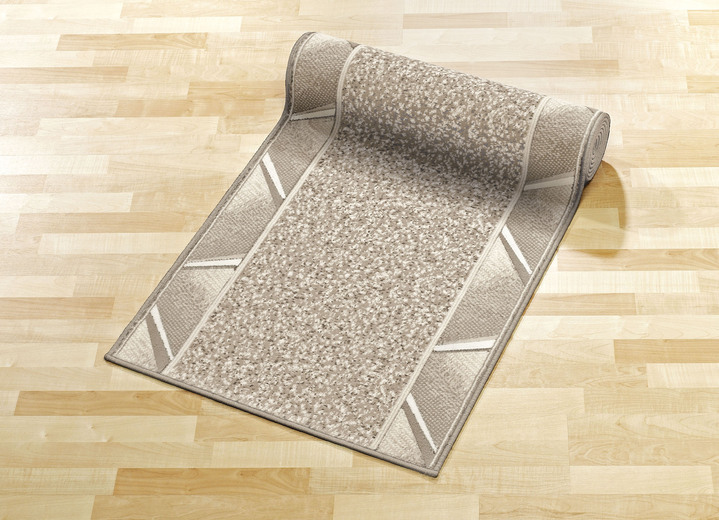Teppiche - Läufer nach Wunschmaß, für Fußbodenheizung geeignet, in Größe 103 (Läufer, 70 cm breit) bis 109 (Läufer, 120 cm breit), in Farbe TAUPE Ansicht 1
