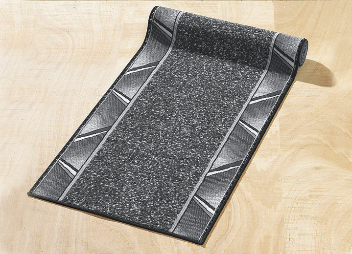 Teppiche - Läufer nach Wunschmaß, für Fußbodenheizung geeignet, in Größe 103 (Läufer, 70 cm breit) bis 109 (Läufer, 120 cm breit), in Farbe SILBER Ansicht 1