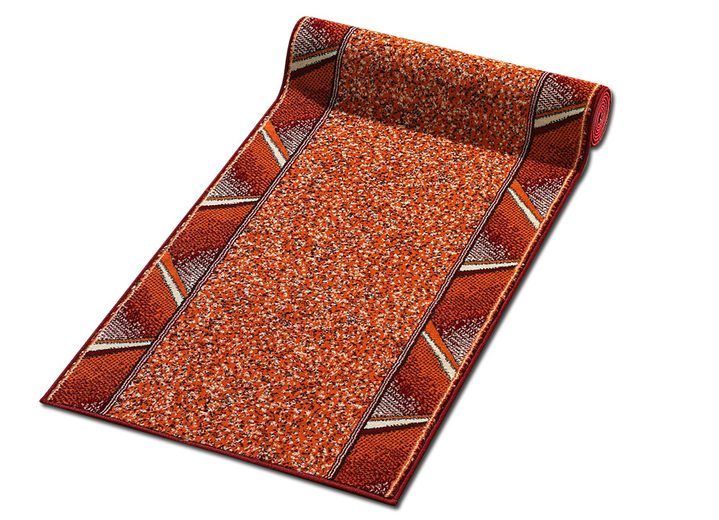 Teppiche - Läufer nach Wunschmaß, für Fußbodenheizung geeignet, in Größe 103 (Läufer, 70 cm breit) bis 109 (Läufer, 120 cm breit), in Farbe ROT Ansicht 1