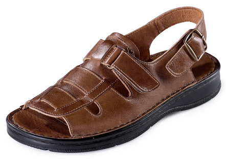 Gemini, klassische Herren-Sandalen, mit Klettverschluss