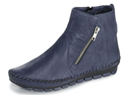 Gemini, bequeme Damen-Stiefeletten, Weite G, mit herausnehmbarem Fußbett