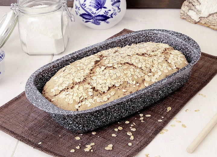 Bräter & Auflaufformen - Brotbackset, 3-teilig, in Granit-Optik, in Farbe GRANIT Ansicht 1