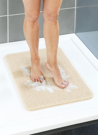 Wellness Fußmatte: Füße waschen – ohne Bücken