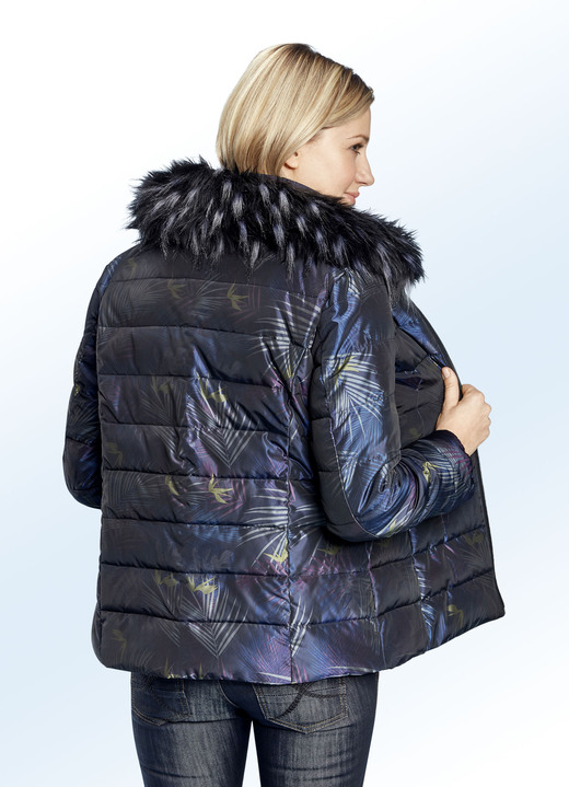 - Jacke mit Blätterdruck, in Größe 034 bis 050, in Farbe ANTHRAZIT-BUNT Ansicht 1