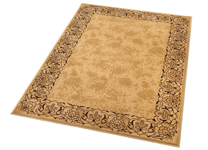 Teppiche - Gewebte Brücken und Teppiche mit Bordüre, in Größe 111 (Brücke, 60x110 cm) bis 298 (Teppich, 280x365 cm), in Farbe BEIGE Ansicht 1