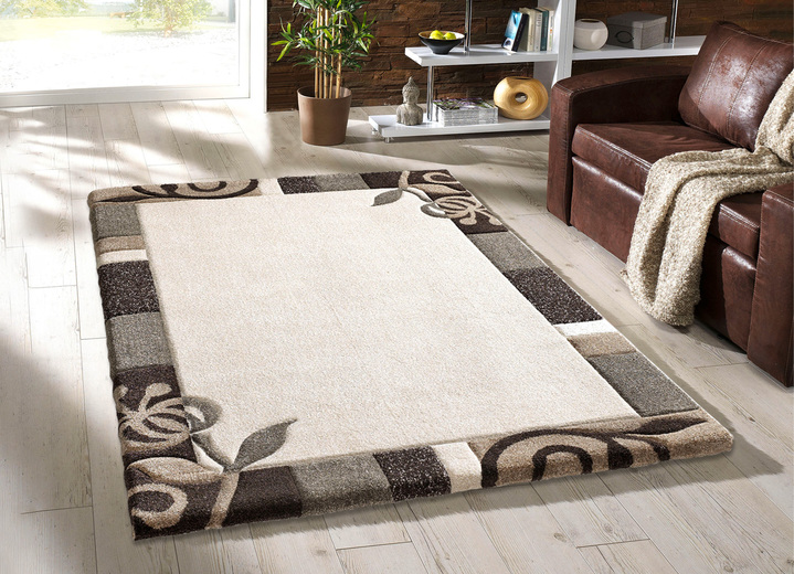 Teppiche - Brücken, Teppiche und Bettumrandung, in Größe 111 (Brücke, 60x110 cm) bis 315 (Bettumrandung, 3-teilig), in Farbe BEIGE Ansicht 1