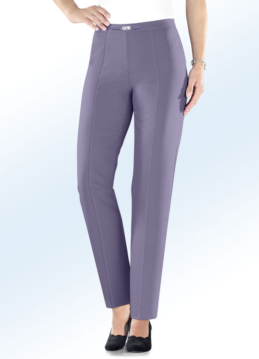 Hosen - Hose mit rückwärtigem Dehnbundeinsatz, in Größe 018 bis 245, in Farbe AMETHYST Ansicht 1