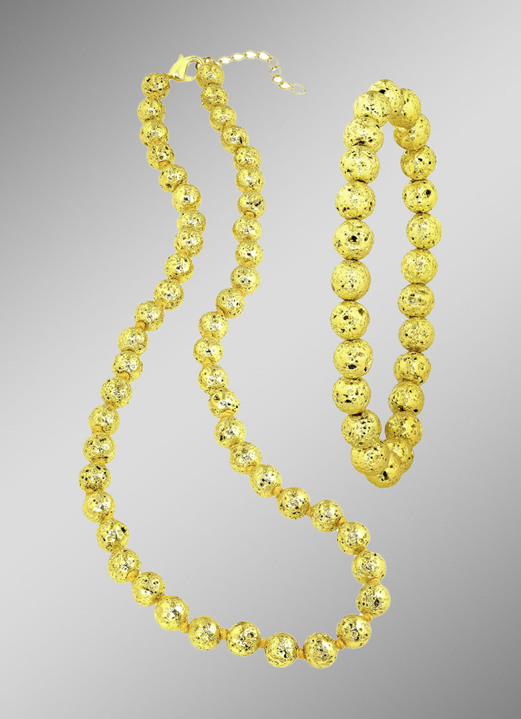 Schmucksets - Wundervolles Schmuck-Set, 2-teilig, in Farbe GOLD Ansicht 1