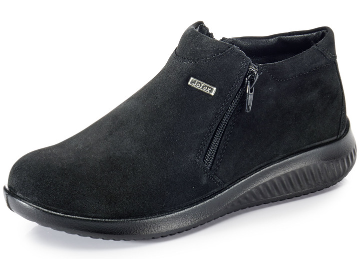 Stiefel & Stiefeletten - Atmungsaktive Damen-Boots, Winterschuhe, Weite K, mit Reißverschluss, in Größe 036 bis 042, in Farbe SCHWARZ Ansicht 1