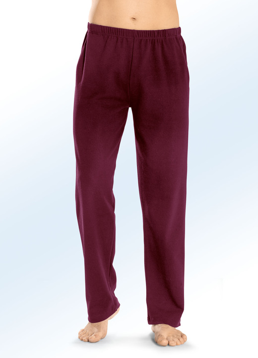 - Hose in gerader Form, in Größe 024 bis 062, in Farbe BORDEAUX