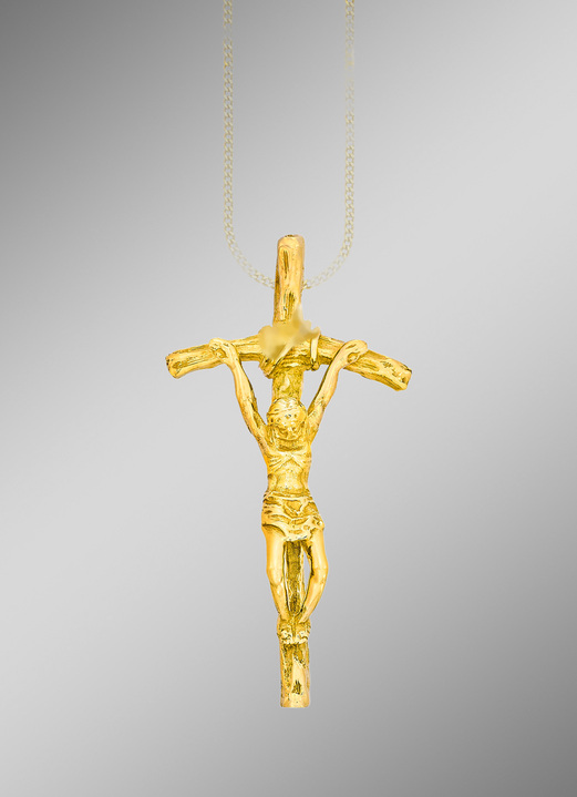 - Klassischer Kreuz-Anhänger, in Farbe