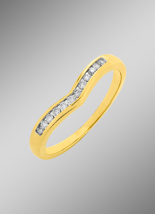 Ringe - Damenring in Herzform, in Größe 160 bis 220, in Farbe  Ansicht 1