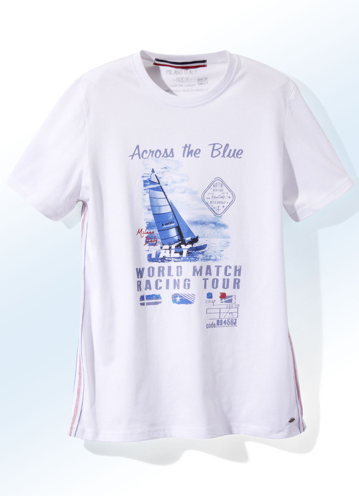 Shirts - Shirt von „Milano Italy“ in 4 Farben, in Größe 3XL (64/66) bis XXL (60/62), in Farbe WEISS Ansicht 1