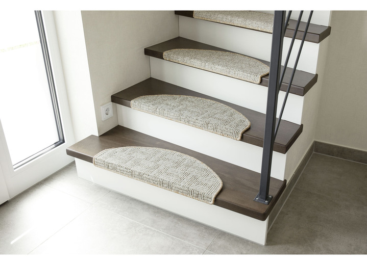 Teppiche - Gekettelte Stufenmatten mit Klebestreifen, in Farbe BEIGE Ansicht 1