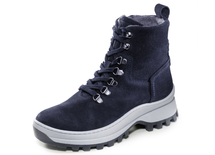 - Stiefelette im angesagten Look, in Größe 036 bis 042, in Farbe DUNKELBLAU Ansicht 1