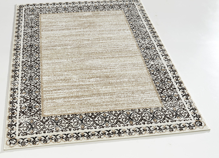 Teppiche - Hübsche Brücken und Teppiche mit Rankenmotiv, in Größe 111 (Brücke, 60x110 cm) bis 282 (Teppich, 200x290 cm), in Farbe CREME Ansicht 1