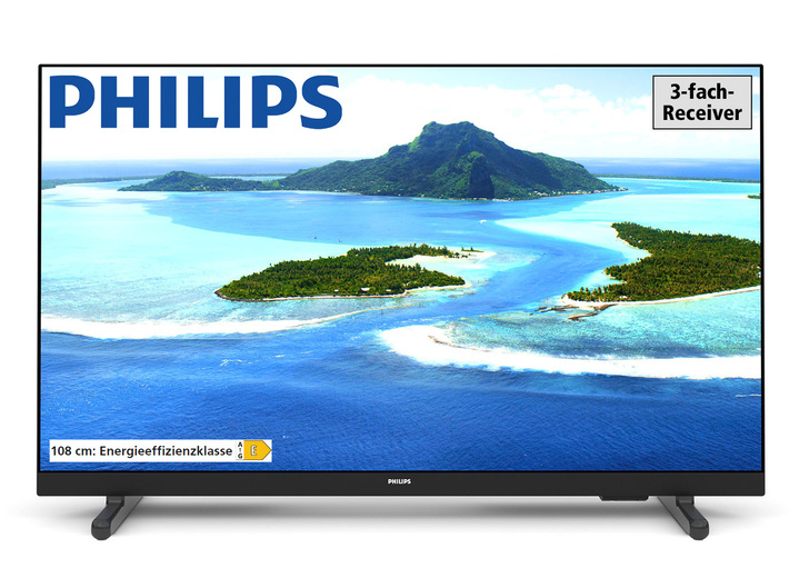 SALE - Philips HD-LED-Fernseher mit Pixel Plus HD, in Farbe SCHWARZ Ansicht 1