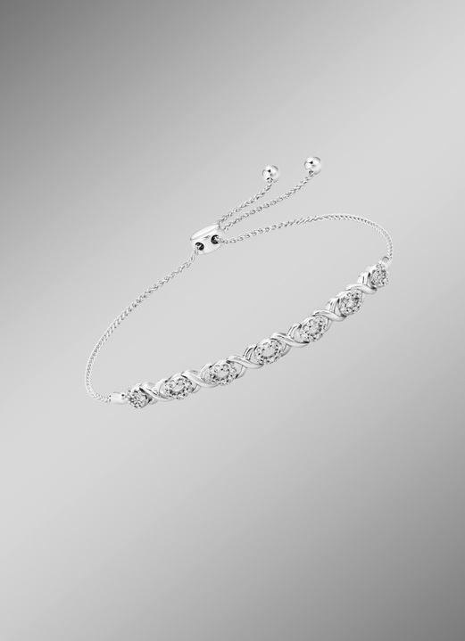 - Armband mit Diamanten, in Farbe