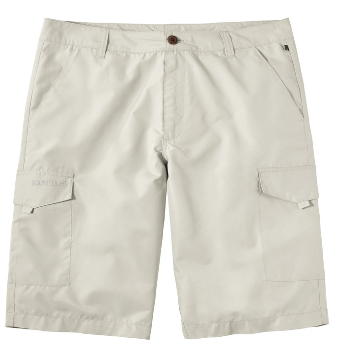 Hosen - Bermudas mit Cargotaschen in 3 Farben, in Größe 046 bis 058, in Farbe BEIGE Ansicht 1