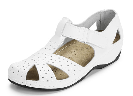 ELENA EDEN, klassische Damen-Sandalen, Weite H, mit Klettverschluss