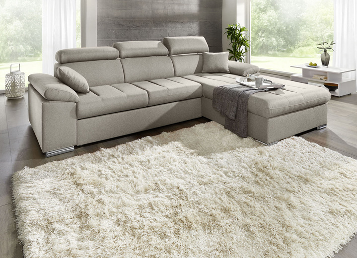 Polsterecken - Polsterecke mit komfortabler Bettfunktion, in Farbe CREME Ansicht 1