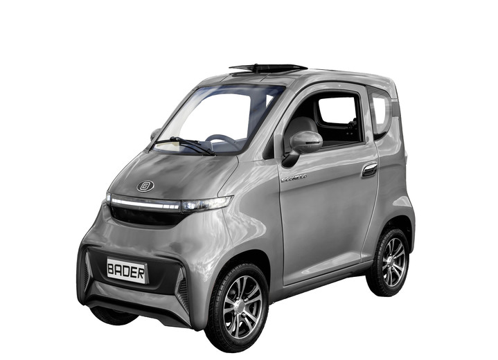 Elektromobile - Kabinenroller, 4-Rad, in Farbe GRAU Ansicht 1