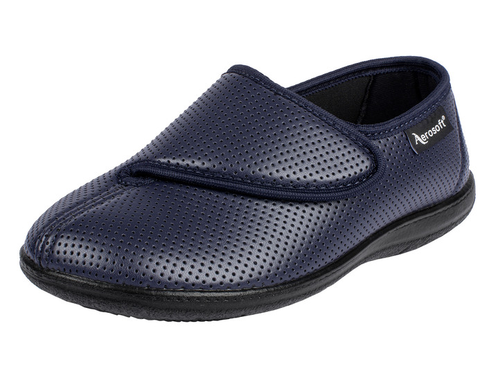 Weite H - Aerosoft Flex Damen-Klettschuh in Weite H für den kräftigen Fuß, in Größe 036 bis 042, in Farbe BLAU Ansicht 1