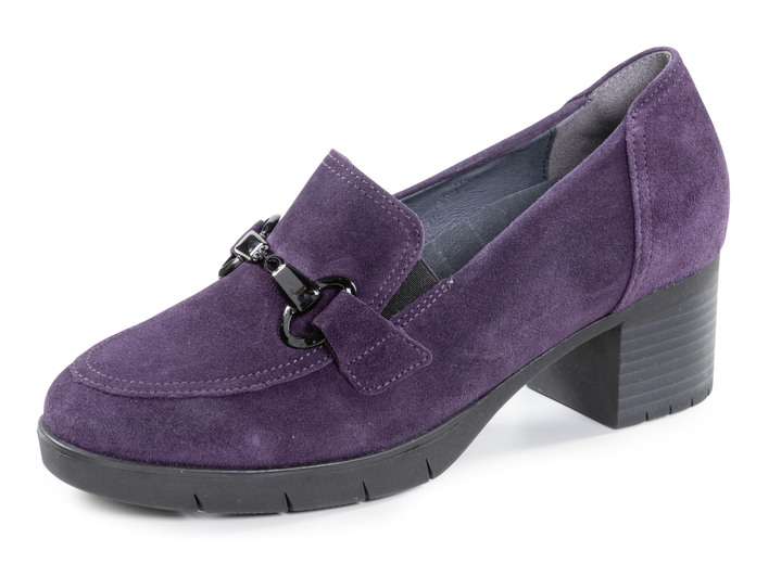 Pumps & Ballerina - Waldläufer, bequemer Damen-Trotteur, Weite H, mit herausnehmbarem Fußbett, in Größe 3 1/2 bis 8, in Farbe LILA Ansicht 1