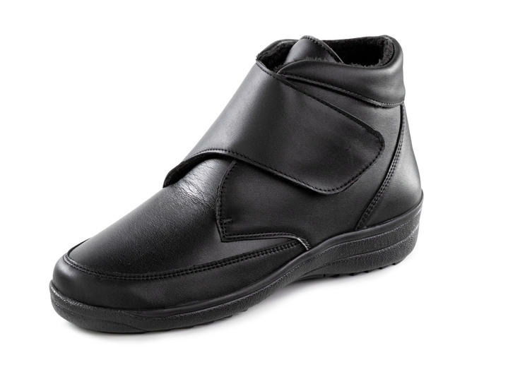 Stiefel & Stiefeletten - ELENA EDEN, bequeme Damen-Stiefeletten, Winterschuhe, Weite H, mit herausnehmbarem Fußbett, in Größe 036 bis 042, in Farbe SCHWARZ Ansicht 1
