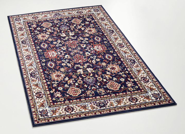 Teppiche - Brücken, Teppiche und Bettumrandungen, in Größe 111 (Brücke, 60x110 cm) bis 323 (Teppich oval, 190x280 cm), in Farbe BLAU Ansicht 1