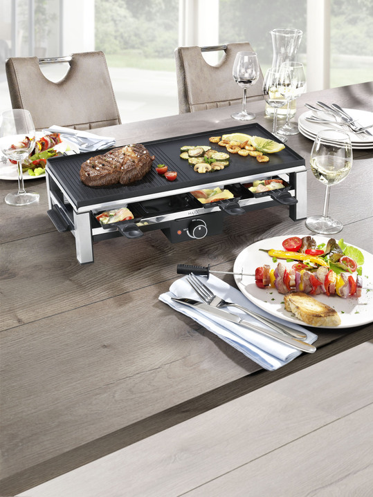 Küchengeräte - Raclette-Grill, in Farbe SCHWARZ Ansicht 1
