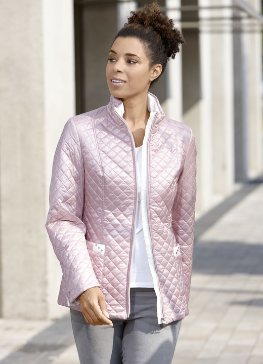 Jacken & Mäntel - Jacke mit aufgesetzen Taschen Jacken & Mäntel - Jacke mit aufgesetzen Taschen, in Größe 038 bis 054, in Farbe PUDERROSÉ